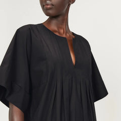 The Poplin Caftan Dress | Black