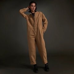 The Canvas Organic Cotton Coverall | Cappuccino