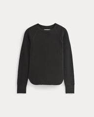Slim-Fit Crew in Cozy Waffle | Black