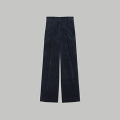 The Corduroy Way-High® Drape Pant | Deep Navy