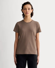 The Slim Crew in Essential Cotton | Clay