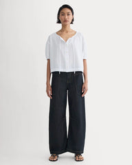 The Gauze Button-Up | White