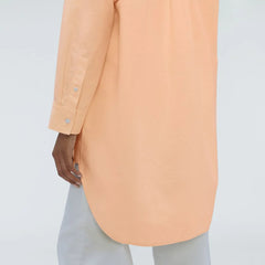 The Way Long Oxford Shirt | Apricot