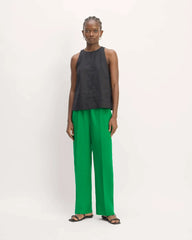 The Linen Easy Pant | Grass Green