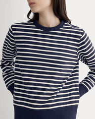 The Off-Duty Terry Crew | Navy / Bone