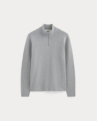 The No-Sweat Quarter-Zip | Heathered Grey