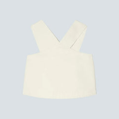 The Cross-Front Apron Top | Canvas