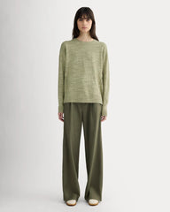 The Slouch Sweater in Cotton Linen | Eucalyptus