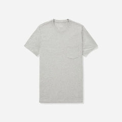 The Organic Cotton Pocket Tee | Heathered Grey