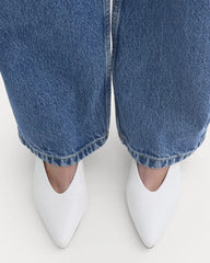 Pointed-Toe Slingback Heel | Snow