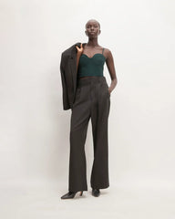 The Structured Cotton Bustier | Scarab