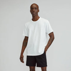The Cotton Slub Crew | White