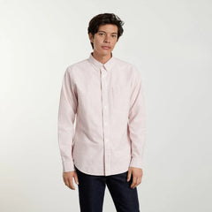The Slim-Fit Japanese Oxford | Red / White | Regular
