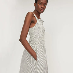 The Smock Dress | Black / Bone