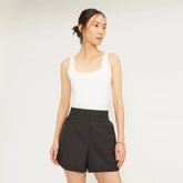 The Supima® Sleeveless Top | White