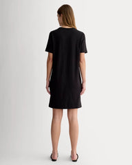 The Organic Cotton Weekend Tee Dress | Black