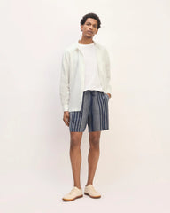 The Linen Straight Hem Shirt | White