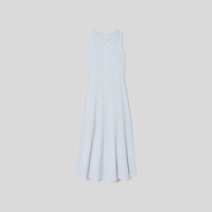 The Organic Cotton Waffle Tank Dress | Heathered Periwinkle