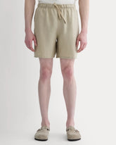 The Linen Easy Short | Trench Coat Khaki