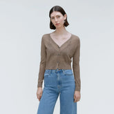 The Featherweight Alpaca Cardigan | Taupe Grey