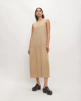 The TENCEL™ V-Neck Dress | Cornstalk