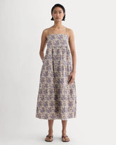 The Gauze Tiered Dress | Mocha Floral