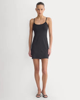Knit Cami Mini Dress | Black