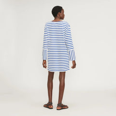 The Mariner Dress | Canvas Tan / Mazarine Blue