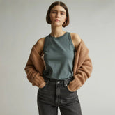 The Tank in Essential Cotton | Green Balsam