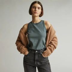 The Tank in Essential Cotton | Green Balsam