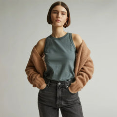 The Tank in Essential Cotton | Green Balsam