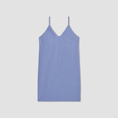 The Poplin Slip Dress | Cornflower Blue