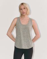 The Perform Tank | Heathered Grey / Olive