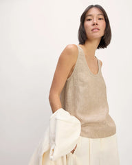 The Scoop Tank in Linen | Cornstalk Chambray