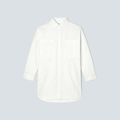 The Way Long Oxford Shirt | White