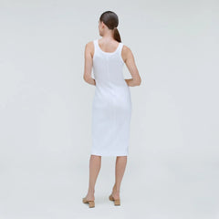 The ’90s Rib Dress | White