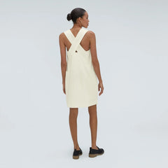 The Cross-Back Apron Mini Dress | Canvas