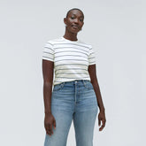 The Organic Cotton Crew Tee | Navy / White