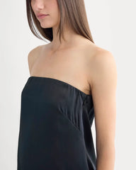Thin Strap Cami in Silk Charmeuse | Navy