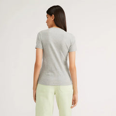 The Organic Cotton Crew Tee | Heathered Grey