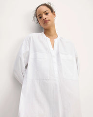 The Gauze Caftan Dress | White
