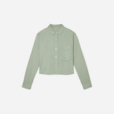 The Way-Short Shirt in Silky Cotton | Laurel
