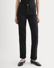 High-Rise Cigarette Jean | Black