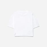 The Organic Cotton Cropped Tee | White
