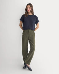 Patch Pocket Ballon Pant in Buttersoft | Olive Night