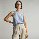 The Hemp Cutaway Tank | Periwinkle