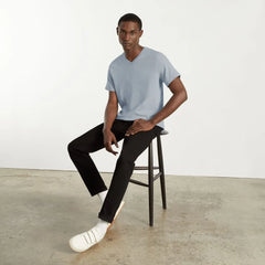 The Organic Cotton V-Neck Tee | Sky