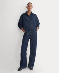 Everlane x Elena Bonvicini Balboa Button-Up Shirt | Deep Bay Indigo