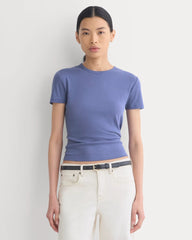Tissue Short-Sleeve Crew | Blue Dusk