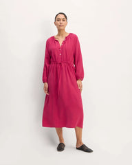 The TENCEL™ Gathered Maxi Dress | Red Currant